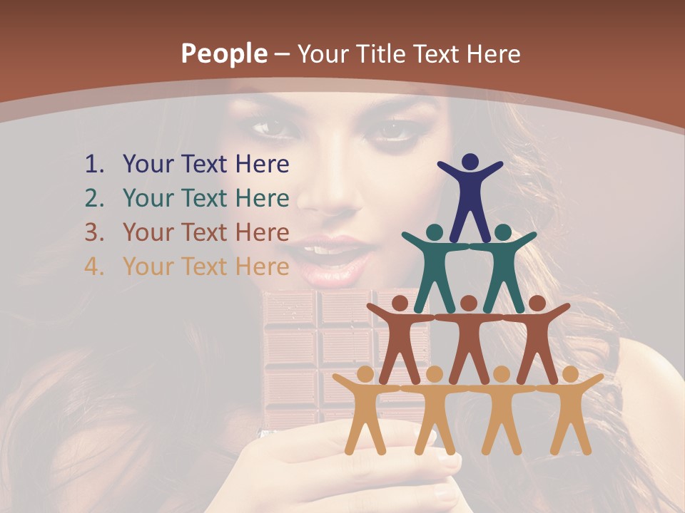Attractive People Female PowerPoint Template
