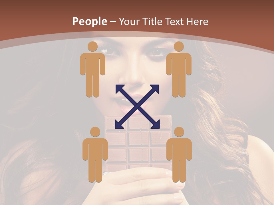 Attractive People Female PowerPoint Template