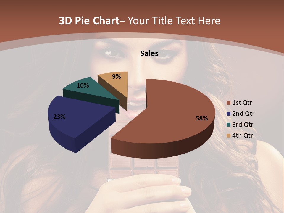 Attractive People Female PowerPoint Template