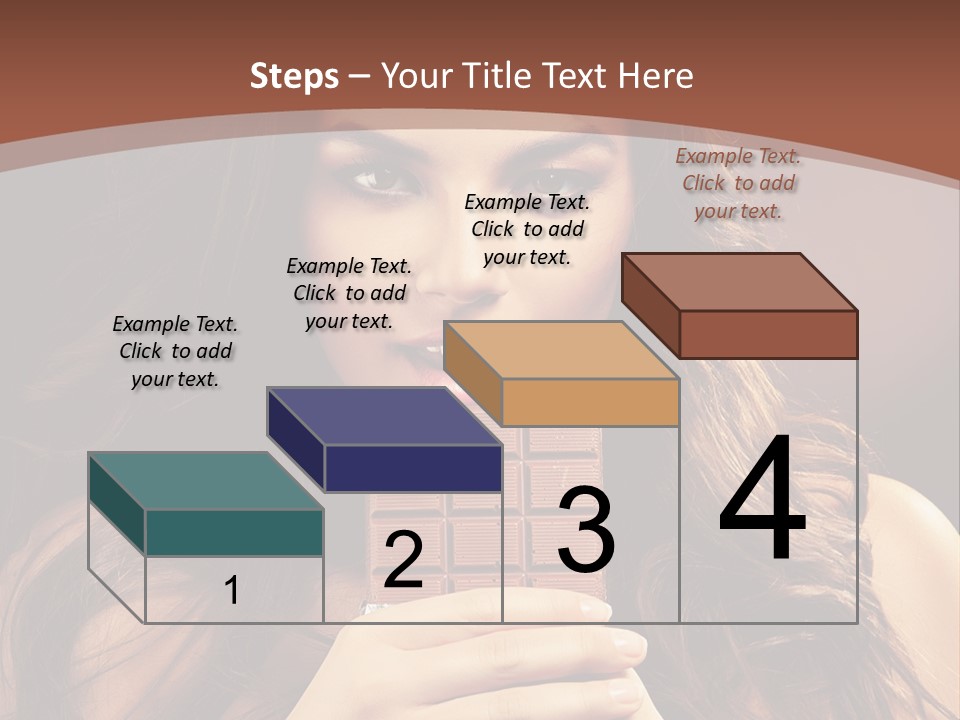 Attractive People Female PowerPoint Template