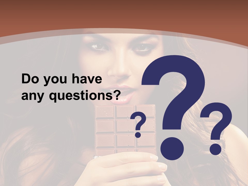 Attractive People Female PowerPoint Template