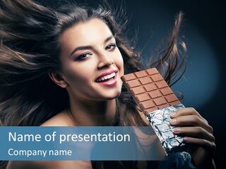 Candy Shoulders Passion PowerPoint Template