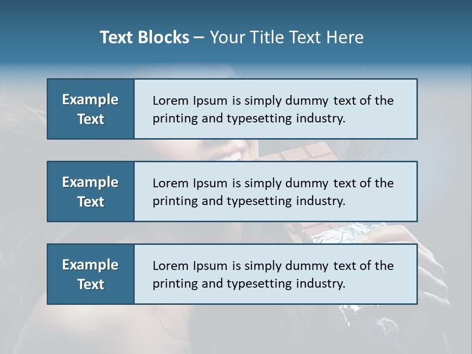 Candy Shoulders Passion PowerPoint Template