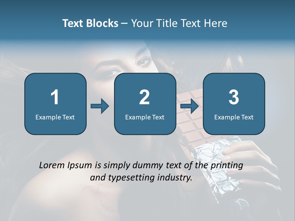 Candy Shoulders Passion PowerPoint Template