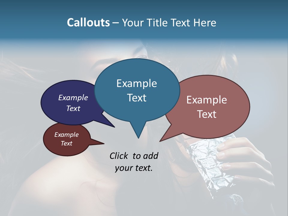 Candy Shoulders Passion PowerPoint Template