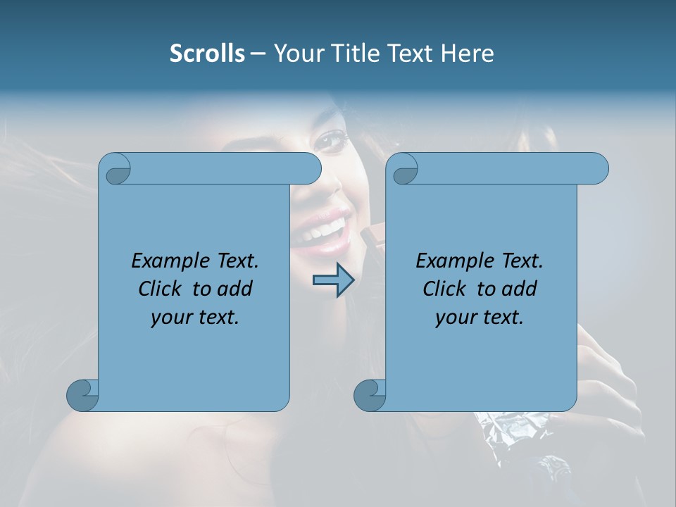 Candy Shoulders Passion PowerPoint Template
