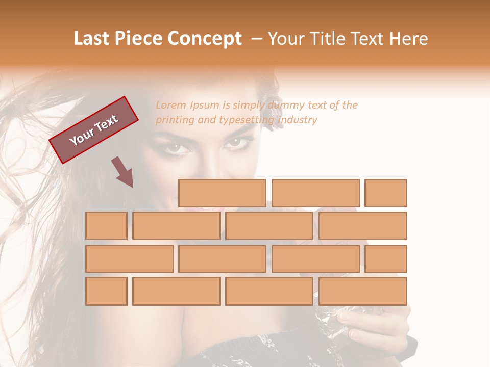 Close Up Person Hungry PowerPoint Template