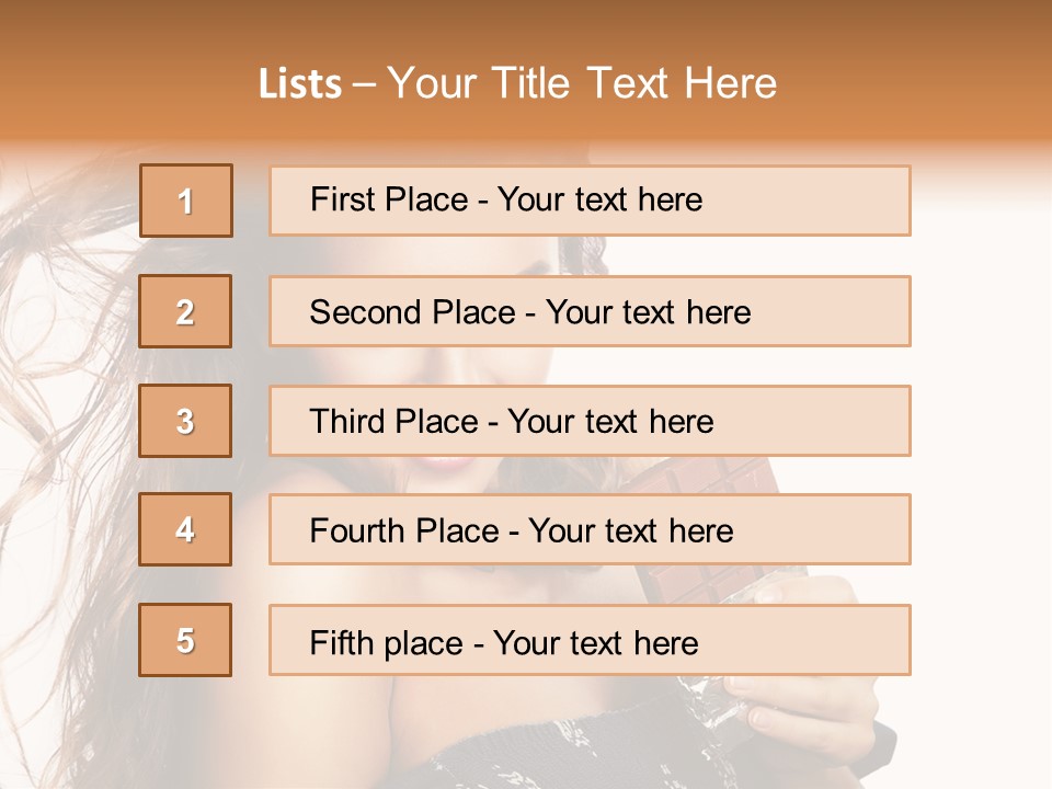 Close Up Person Hungry PowerPoint Template