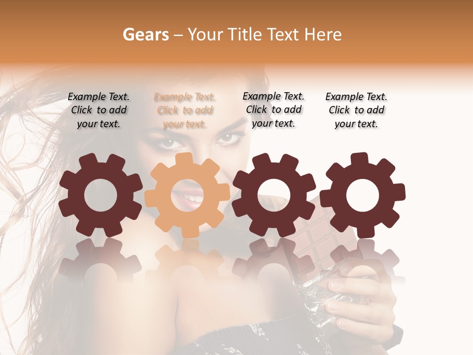 Close Up Person Hungry PowerPoint Template
