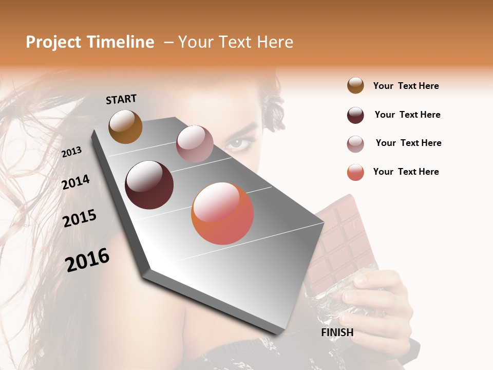 Close Up Person Hungry PowerPoint Template