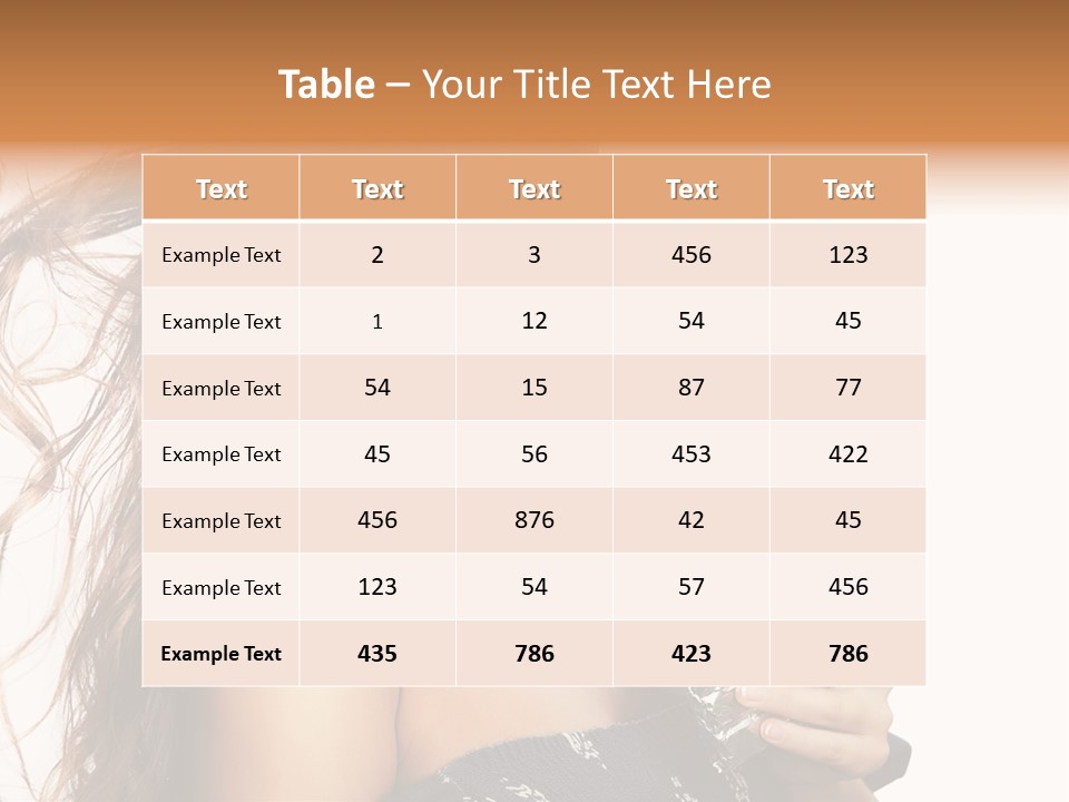 Close Up Person Hungry PowerPoint Template