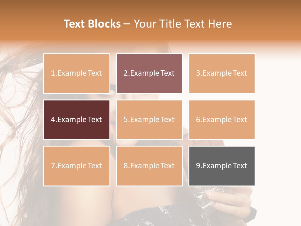 Close Up Person Hungry PowerPoint Template