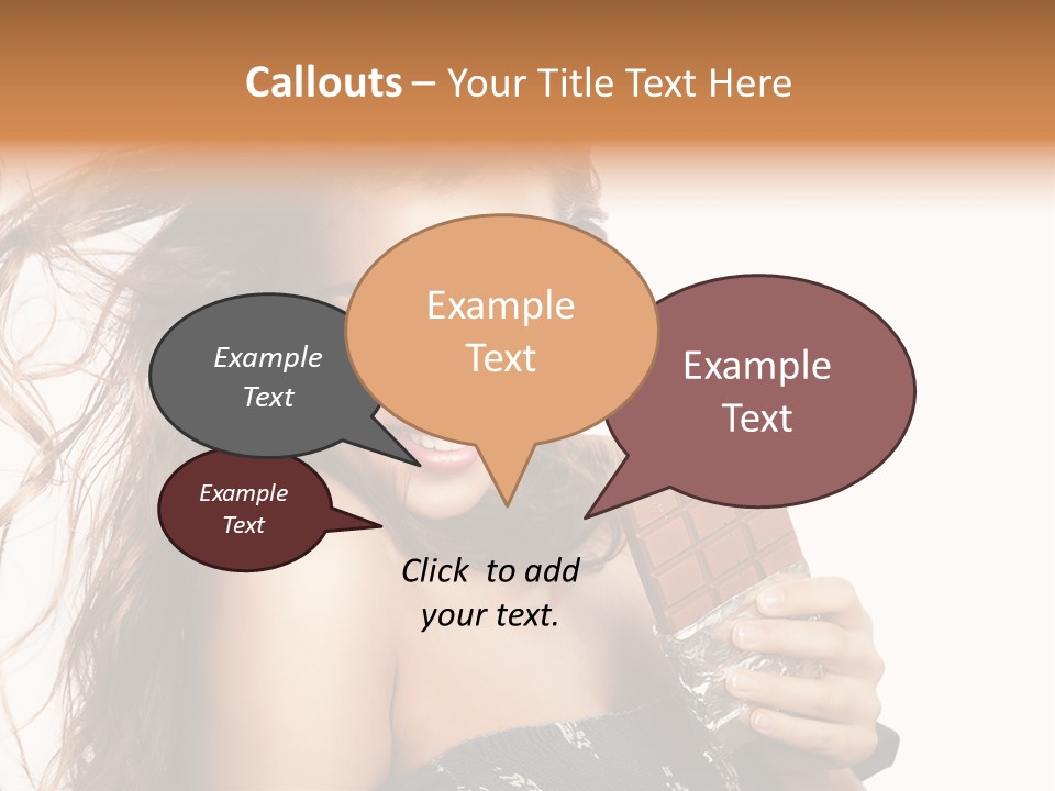 Close Up Person Hungry PowerPoint Template