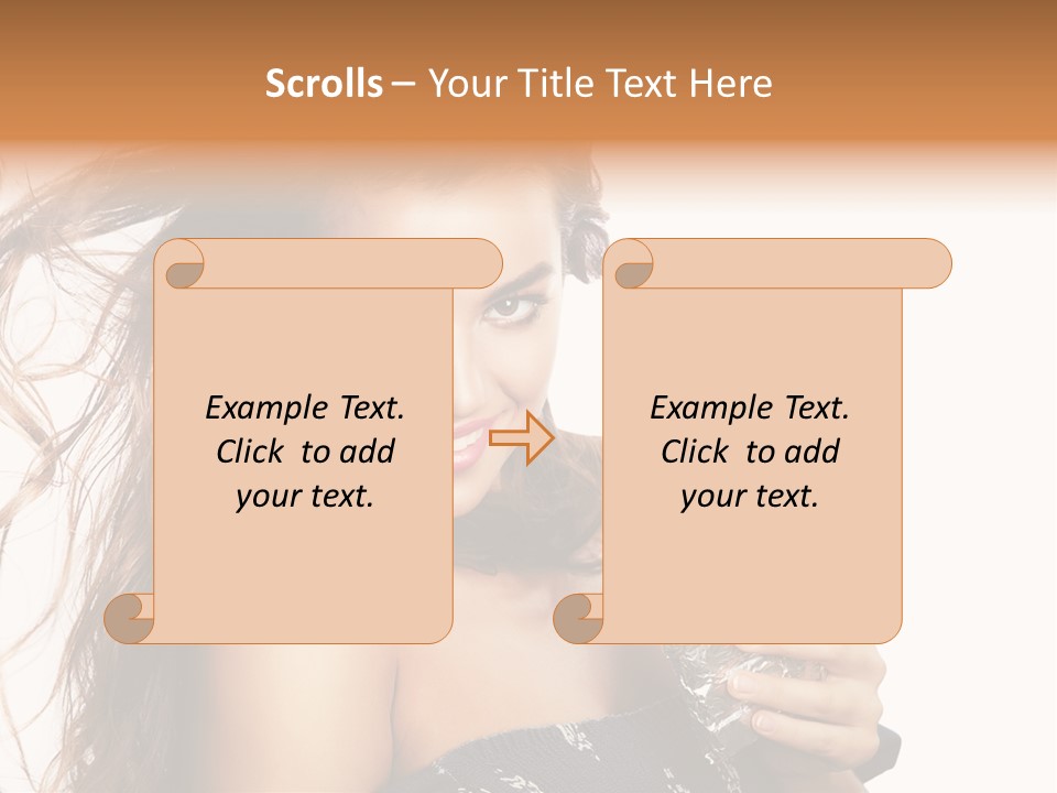 Close Up Person Hungry PowerPoint Template