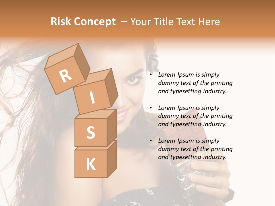 Close Up Person Hungry PowerPoint Template