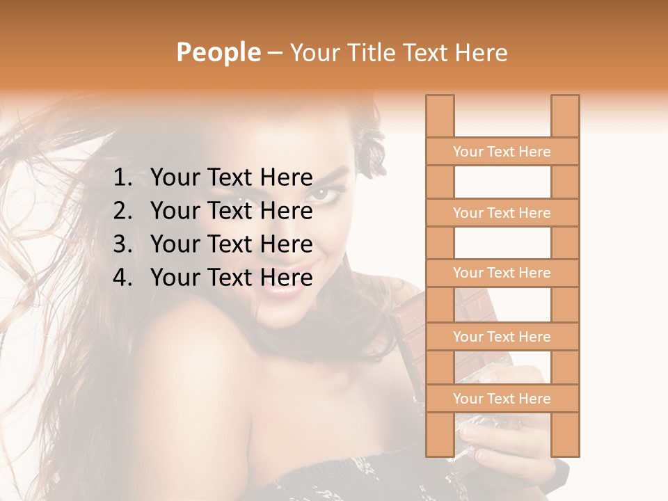 Close Up Person Hungry PowerPoint Template