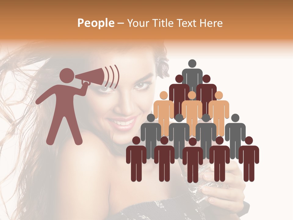 Close Up Person Hungry PowerPoint Template