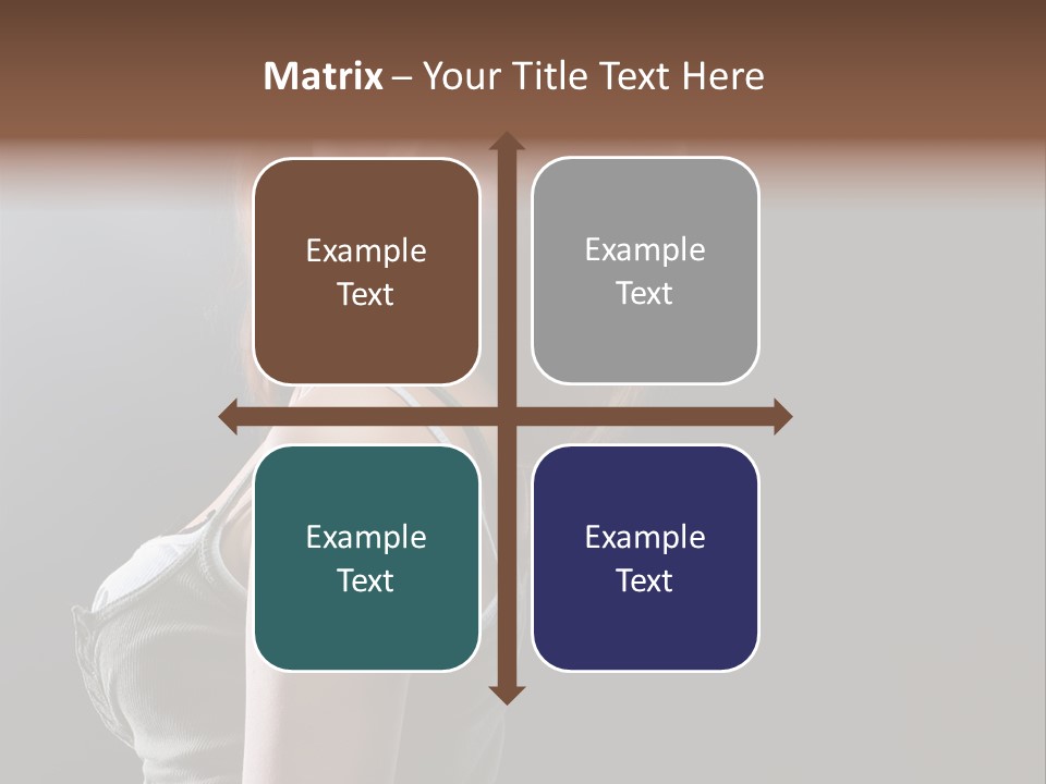 Teen Haircut Portrait PowerPoint Template