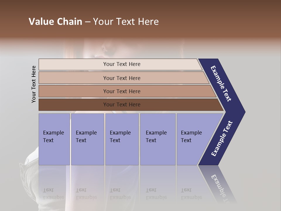 Teen Haircut Portrait PowerPoint Template