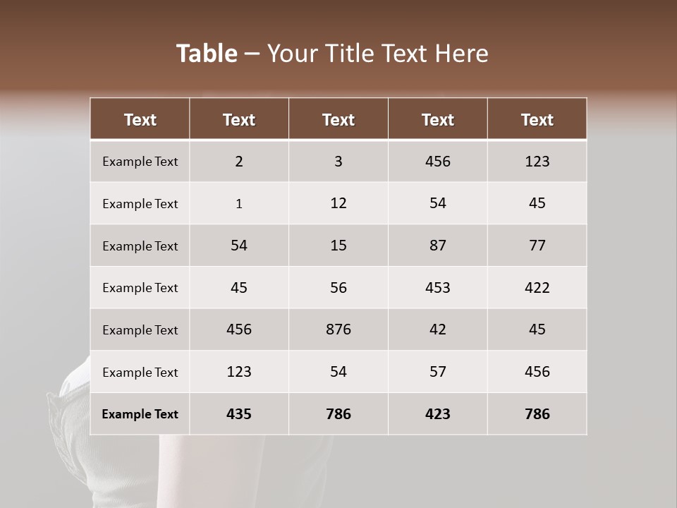 Teen Haircut Portrait PowerPoint Template