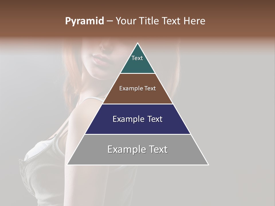 Teen Haircut Portrait PowerPoint Template