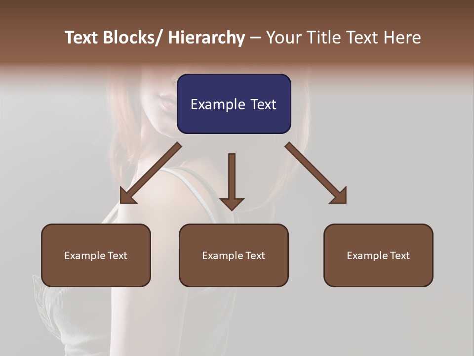 Teen Haircut Portrait PowerPoint Template