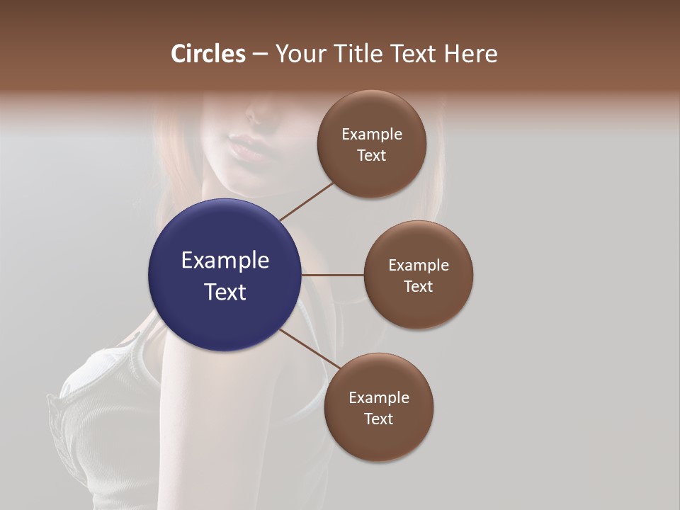 Teen Haircut Portrait PowerPoint Template