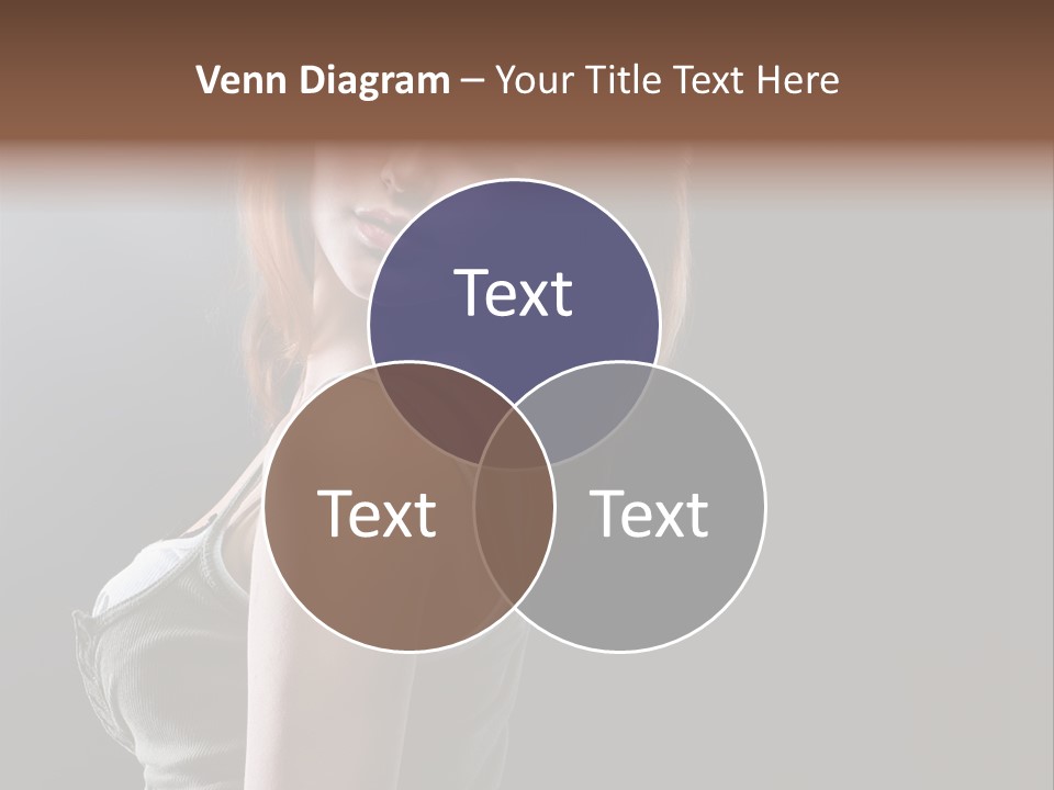 Teen Haircut Portrait PowerPoint Template