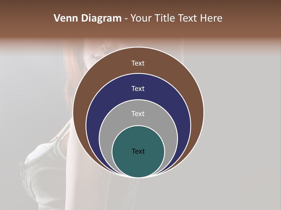 Teen Haircut Portrait PowerPoint Template