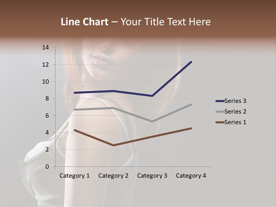 Teen Haircut Portrait PowerPoint Template