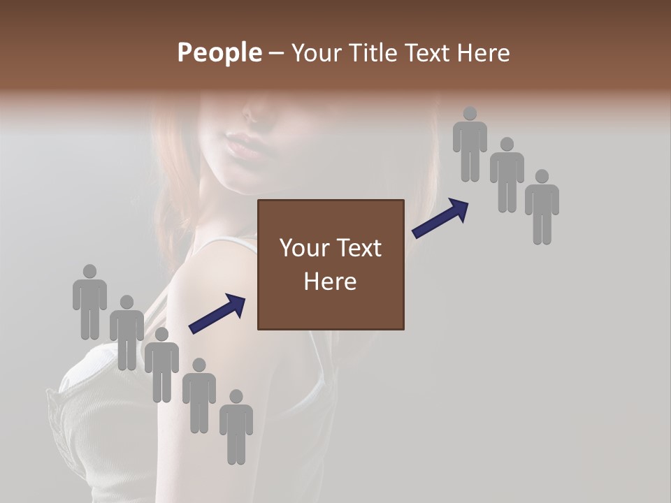 Teen Haircut Portrait PowerPoint Template