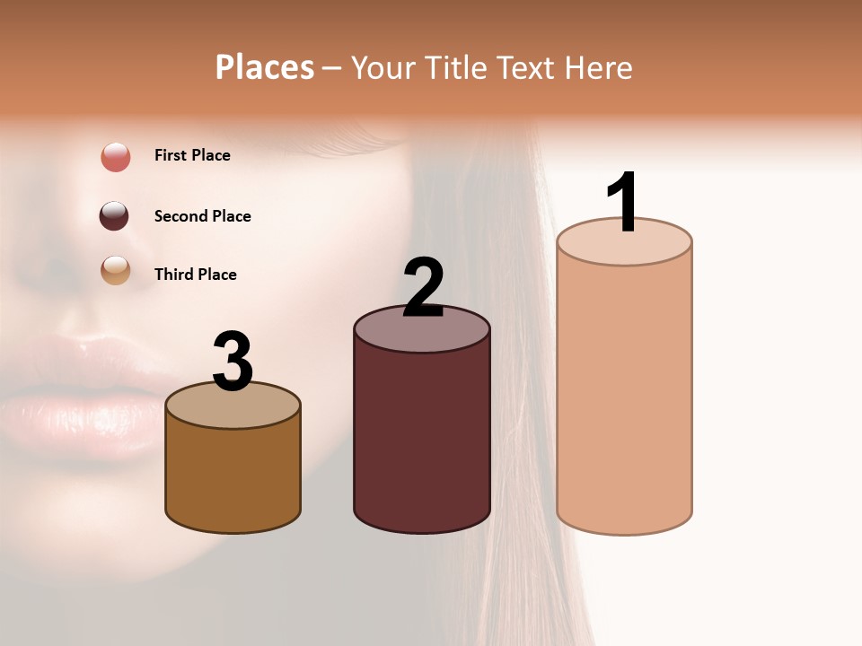 Natural Hairstyle Ginger PowerPoint Template