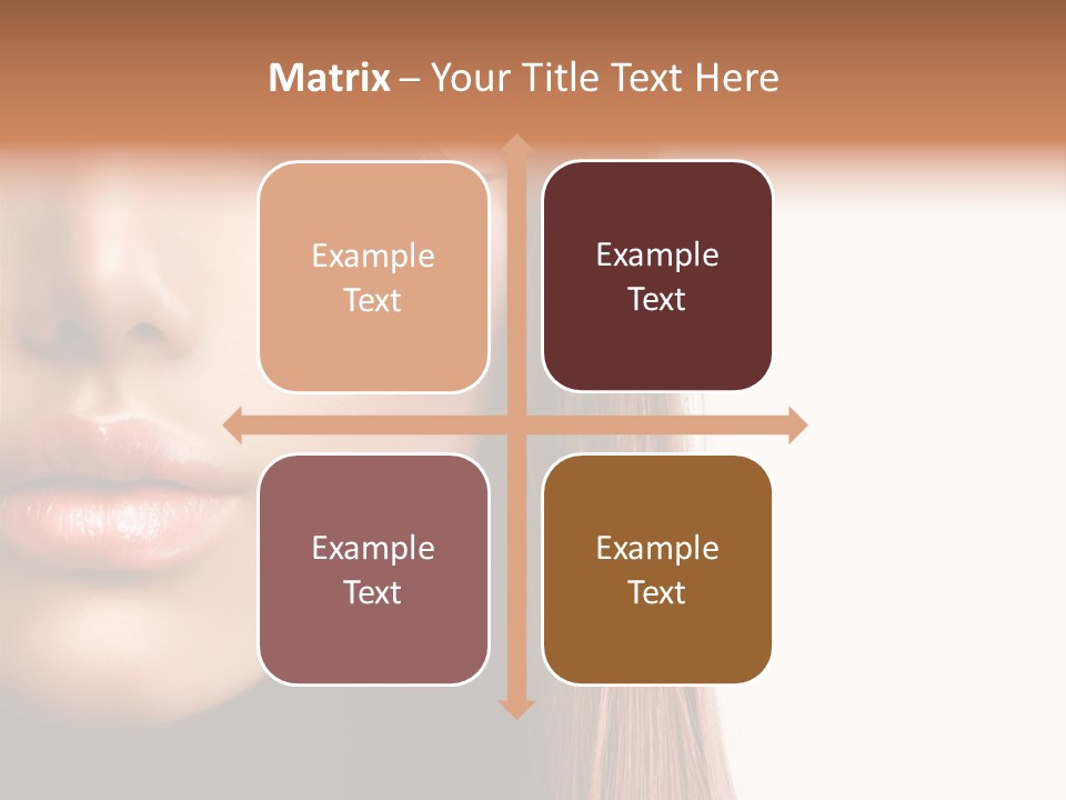 Natural Hairstyle Ginger PowerPoint Template