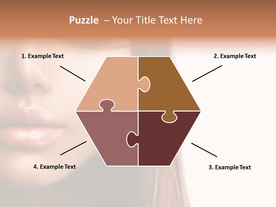 Natural Hairstyle Ginger PowerPoint Template