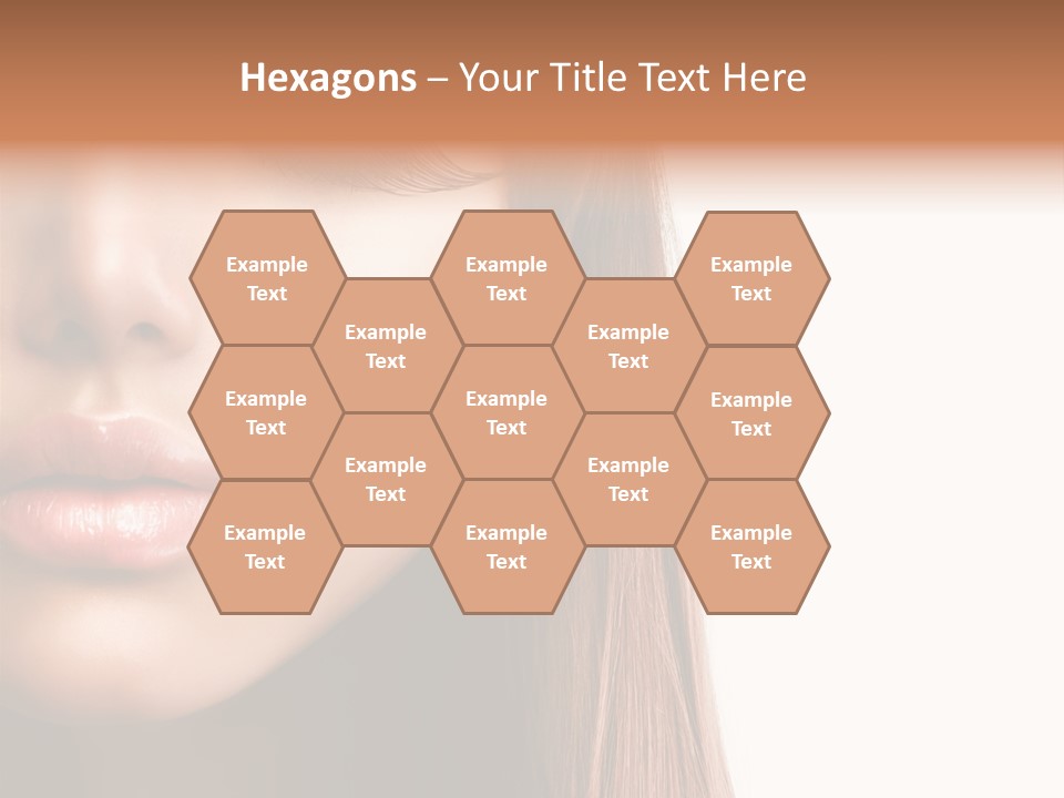 Natural Hairstyle Ginger PowerPoint Template