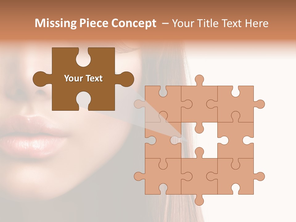 Natural Hairstyle Ginger PowerPoint Template