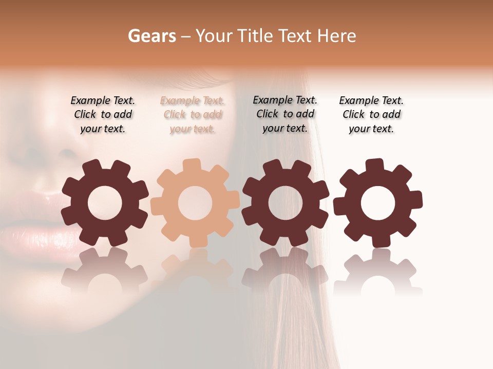 Natural Hairstyle Ginger PowerPoint Template