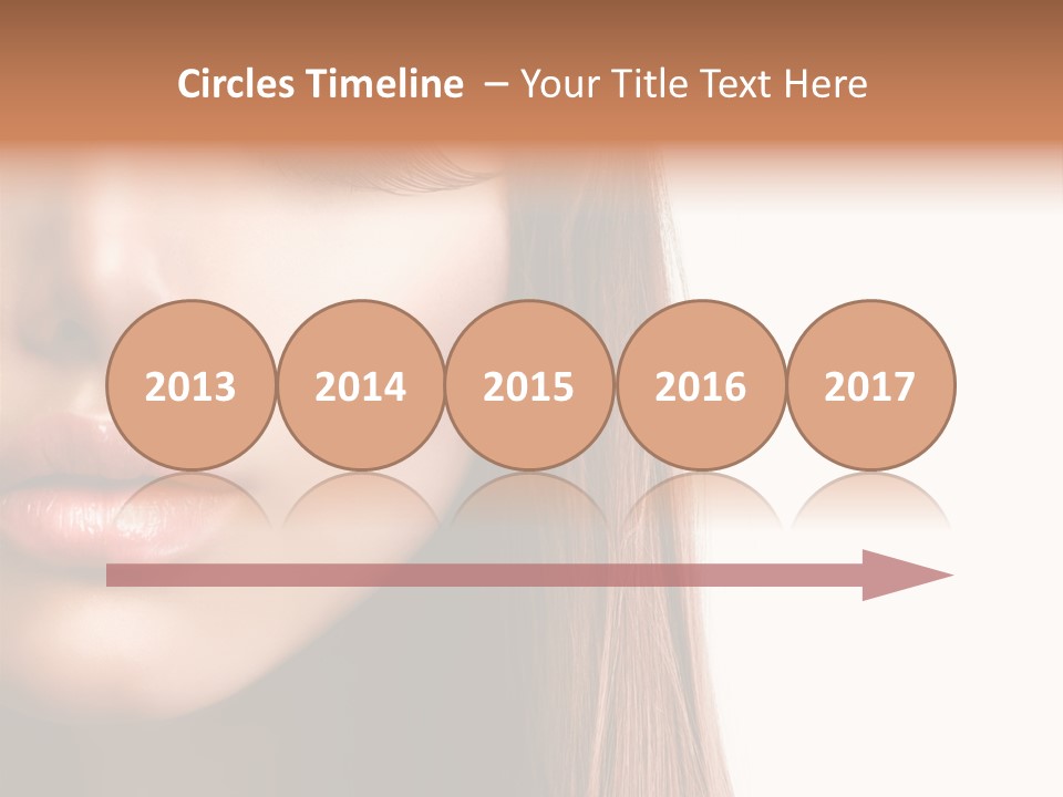 Natural Hairstyle Ginger PowerPoint Template