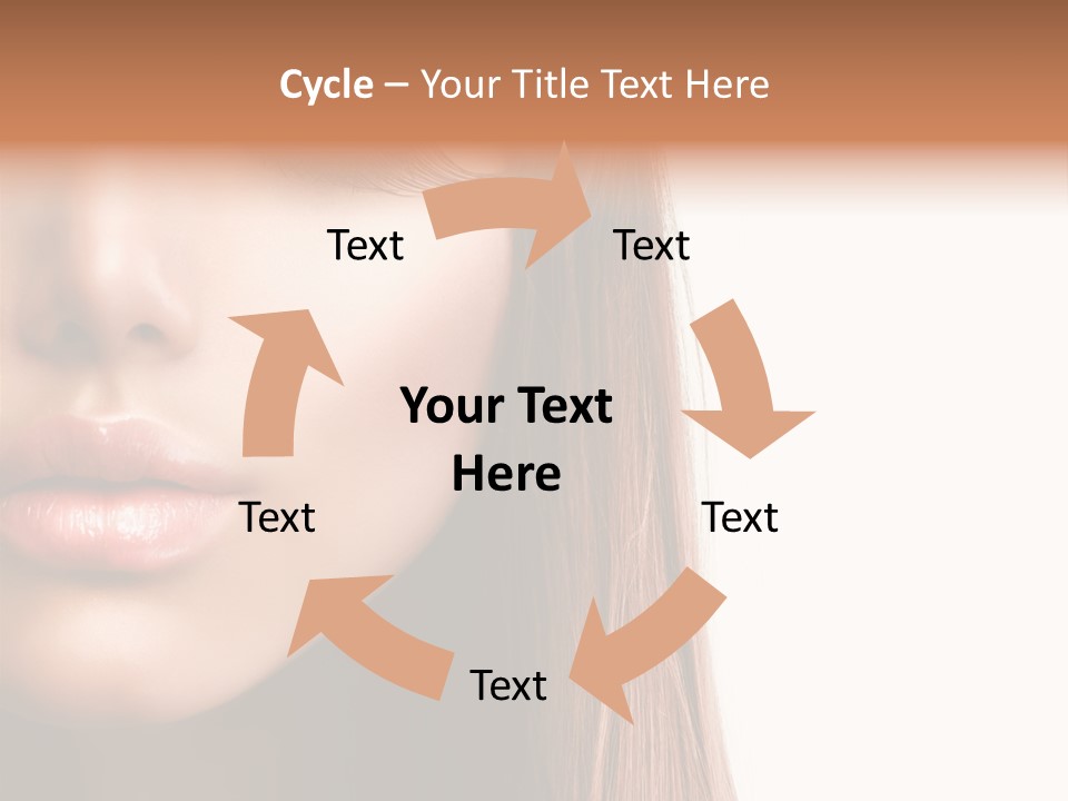 Natural Hairstyle Ginger PowerPoint Template