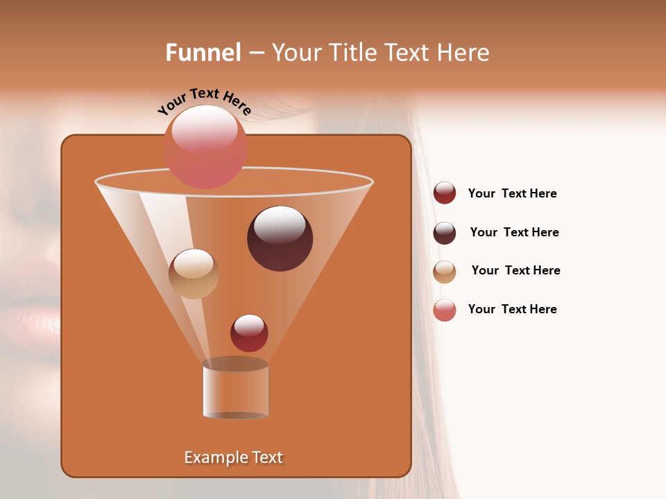 Natural Hairstyle Ginger PowerPoint Template