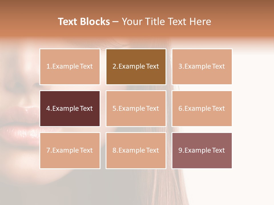 Natural Hairstyle Ginger PowerPoint Template