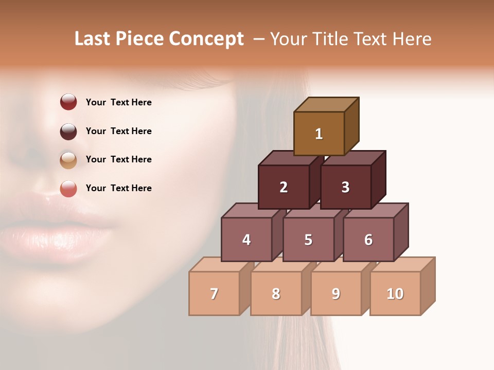 Natural Hairstyle Ginger PowerPoint Template