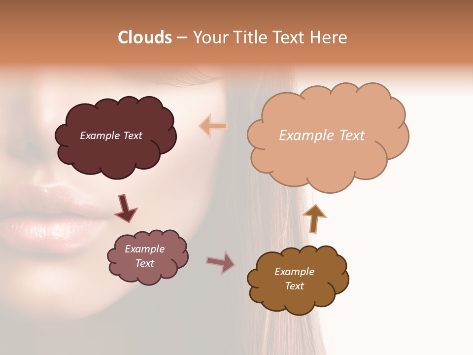 Natural Hairstyle Ginger PowerPoint Template