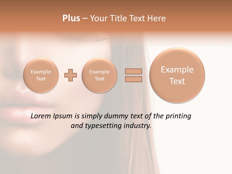 Natural Hairstyle Ginger PowerPoint Template