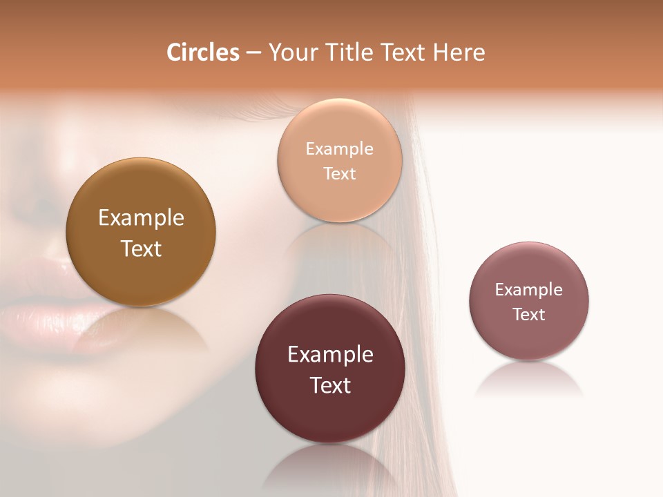 Natural Hairstyle Ginger PowerPoint Template