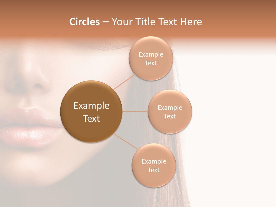 Natural Hairstyle Ginger PowerPoint Template