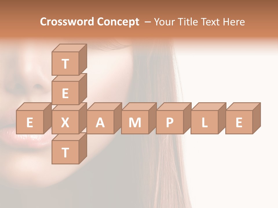 Natural Hairstyle Ginger PowerPoint Template