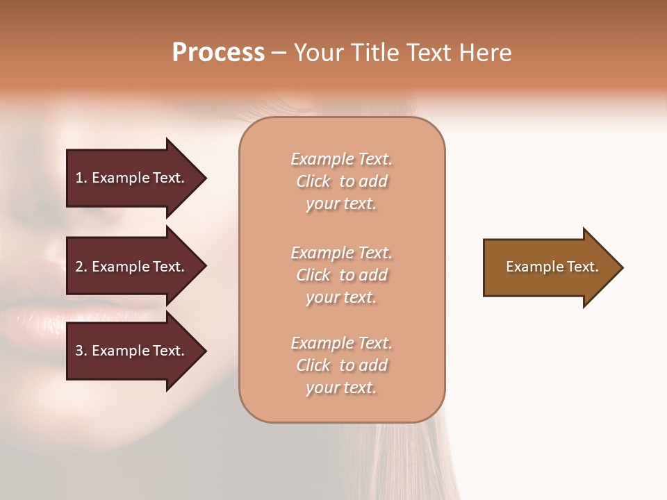 Natural Hairstyle Ginger PowerPoint Template