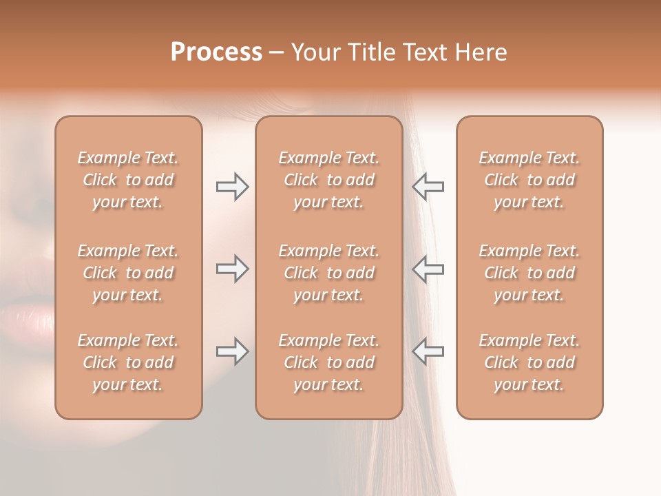 Natural Hairstyle Ginger PowerPoint Template