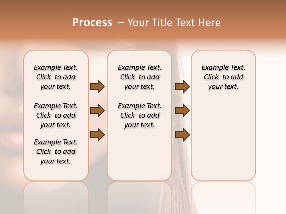 Natural Hairstyle Ginger PowerPoint Template